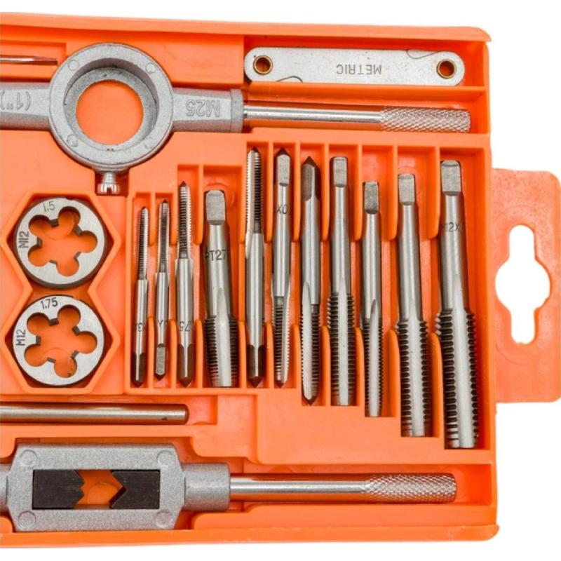 Набор плашек и метчиков Квалитет 40 шт