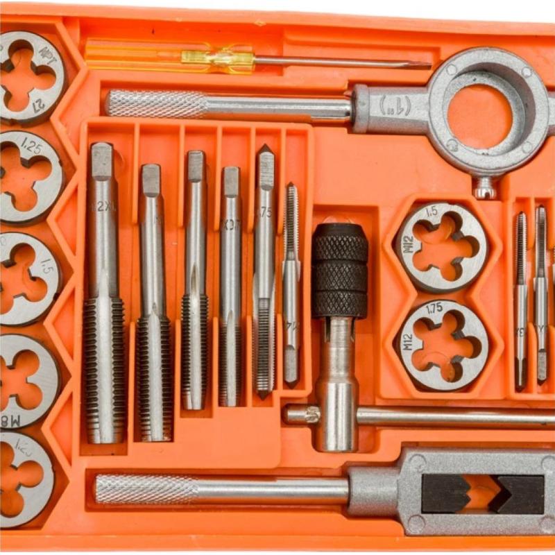 Набор плашек и метчиков Квалитет 40 шт