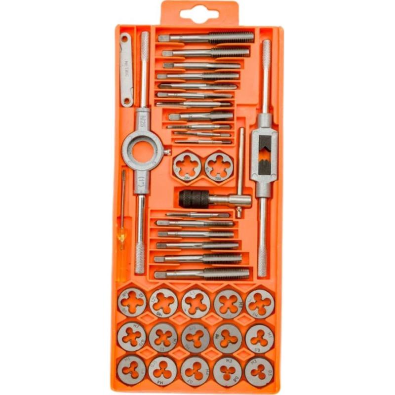 Набор плашек и метчиков Квалитет 40 шт