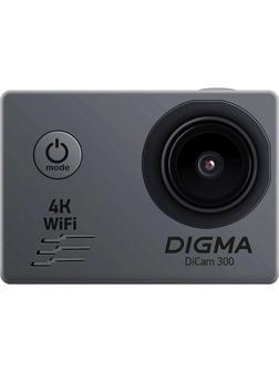 Экшн-камера Digma DiCam 300 серый
