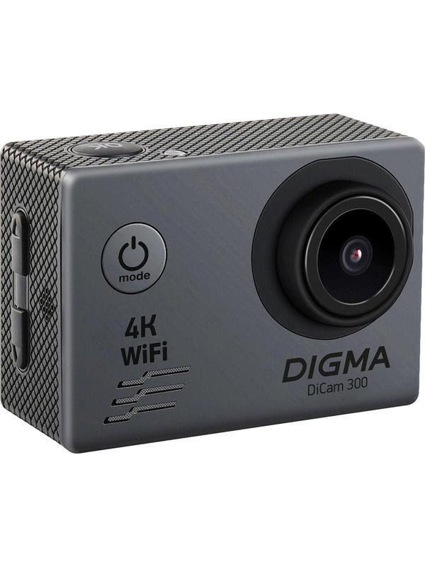 Экшн-камера Digma DiCam 300 серый