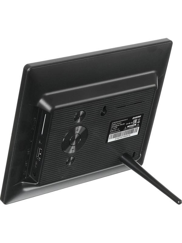 Фоторамка цифровая Digma 8 PF-843 IPS 1024x768 черный пластик ПДУ Видео