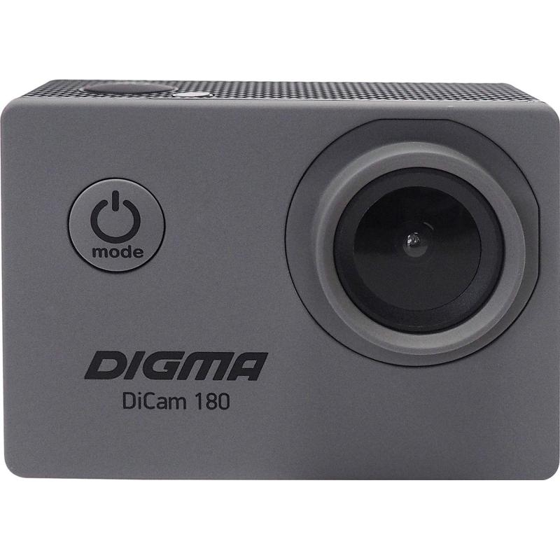 Экшн-камера Digma DiCam 180 серый