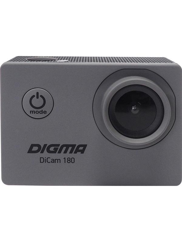 Экшн-камера Digma DiCam 180 серый