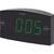 Радиобудильник Hyundai H-RCL238 черный LCD подсв:зеленая часы:цифровые FM