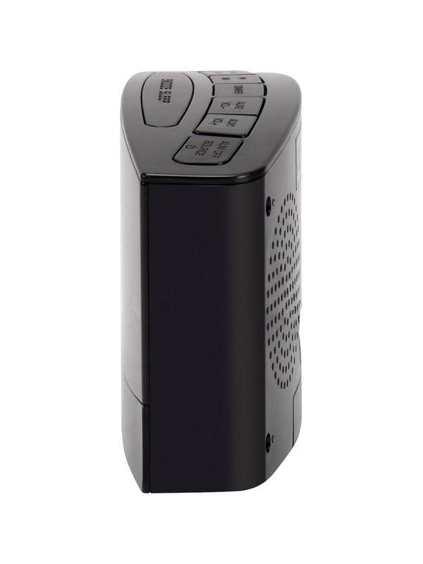 Радиобудильник Hyundai H-RCL238 черный LCD подсв:зеленая часы:цифровые FM