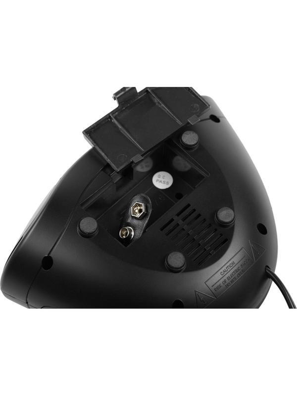 Радиобудильник Hyundai H-RCL200 черный LED подсв:зеленая часы:цифр AM/FM