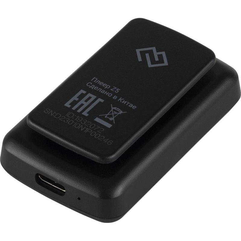 Плеер MP3 Digma Z5, Hi-Fi Flash, BT 16Gb черный/1.54/FM/microSD/microSDHC