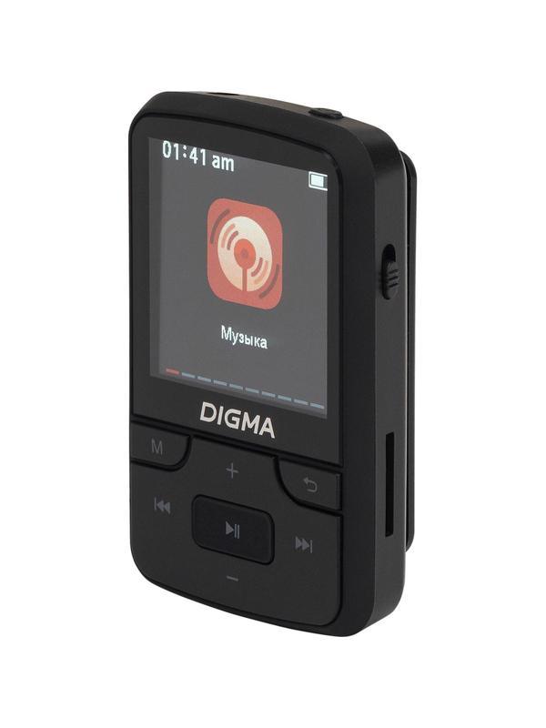 Плеер MP3 Digma Z5, Hi-Fi Flash, BT 16Gb черный/1.54/FM/microSD/microSDHC
