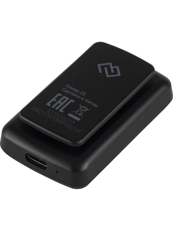 Плеер MP3 Digma Z5, Hi-Fi Flash, BT 16Gb черный/1.54/FM/microSD/microSDHC