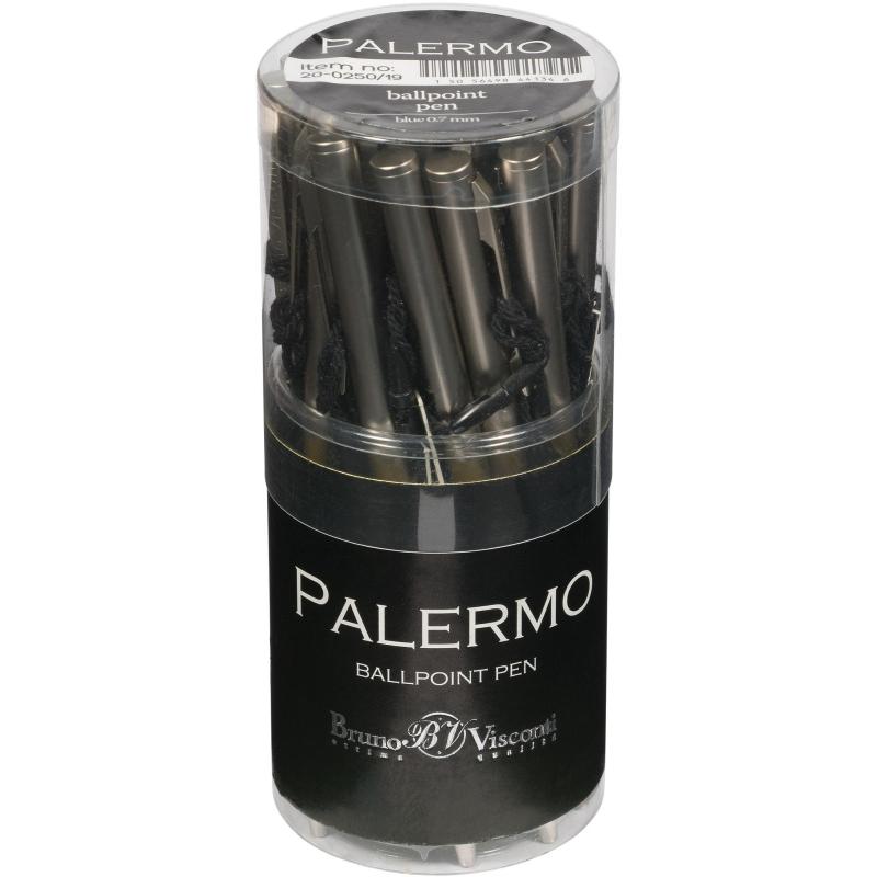 Ручка шариковая автомат. PALERMO металл.корп.шампань,0,7мм,синяя 20-0250/19