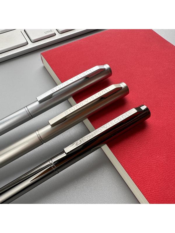 Ручка шариковая автомат. PALERMO металл.корп.шампань,0,7мм,синяя 20-0250/19