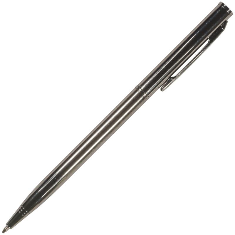 Ручка шариковая автомат. PALERMO мет.кор.черн.ворон.сталь,0,7,син20-0250/20