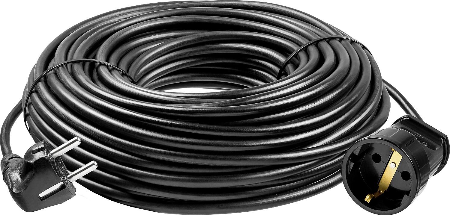 ЗУБР ПВС-307-Ш, ПВС, 3 x 0.75 мм2, 30 м, 2500 Вт, силовой удлинитель-шнур (55022-30)