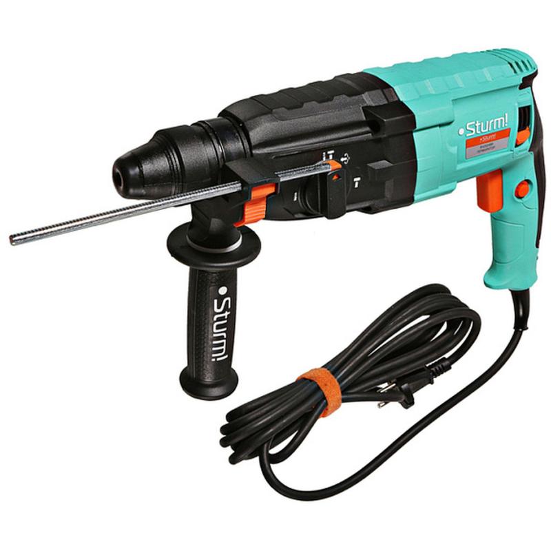 Перфоратор Sturm!, 800Вт, 24мм, 3Дж, 0-5600уд/мин, 0-1200об/мин RH2524BR