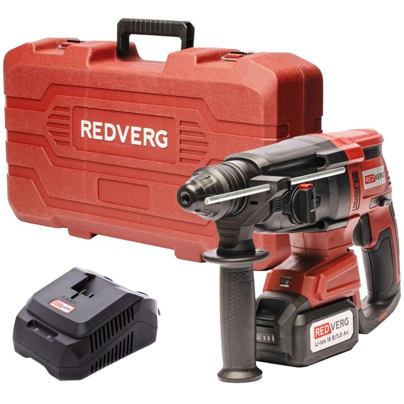 Перфоратор аккумуляторный бесщеточный REDVERG RD-RH18-24BLK/U