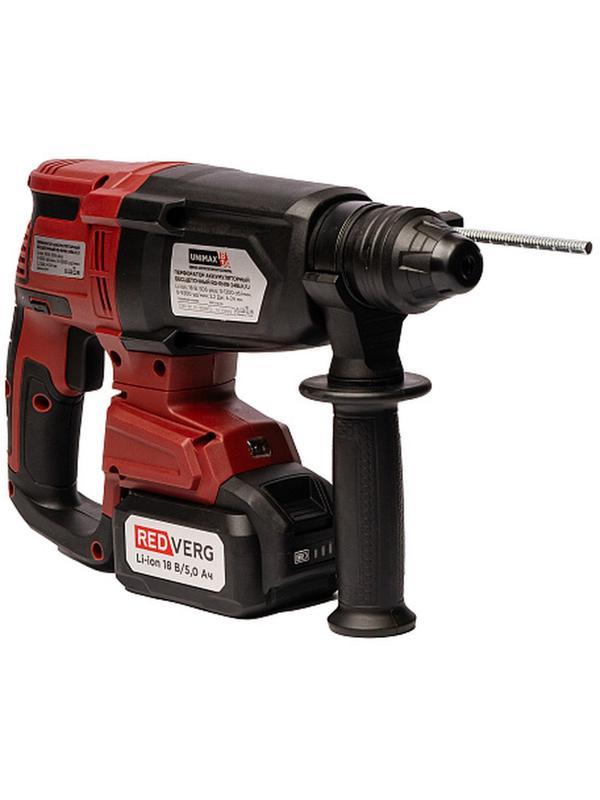 Перфоратор аккумуляторный бесщеточный REDVERG RD-RH18-24BLK/U