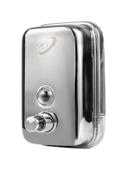 Дозатор для жидкого мыла нержавеющая сталь 500мл глянц 98х108х150 NV-2201