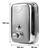 Дозатор для жидкого мыла нержавеющая сталь 500мл глянц 98х108х150 NV-2201