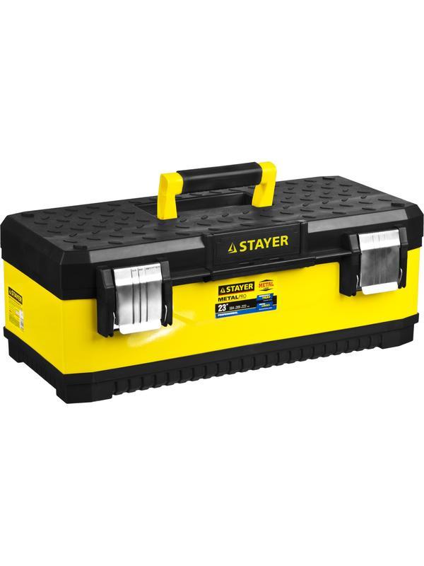 STAYER METALPRO, 584 х 289 х 222 мм, (23″), металлический ящик для инструментов, Professional (2-38011-21,5)