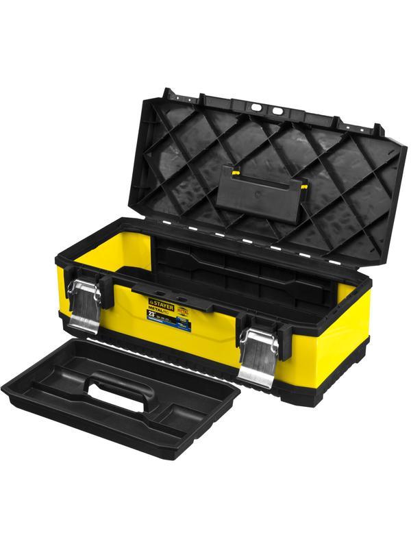 STAYER METALPRO, 584 х 289 х 222 мм, (23″), металлический ящик для инструментов, Professional (2-38011-21,5)
