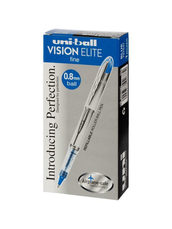 Роллер Uni-Ball Vision Elite UB-200, 0,8мм, синий, UB-200 (08)