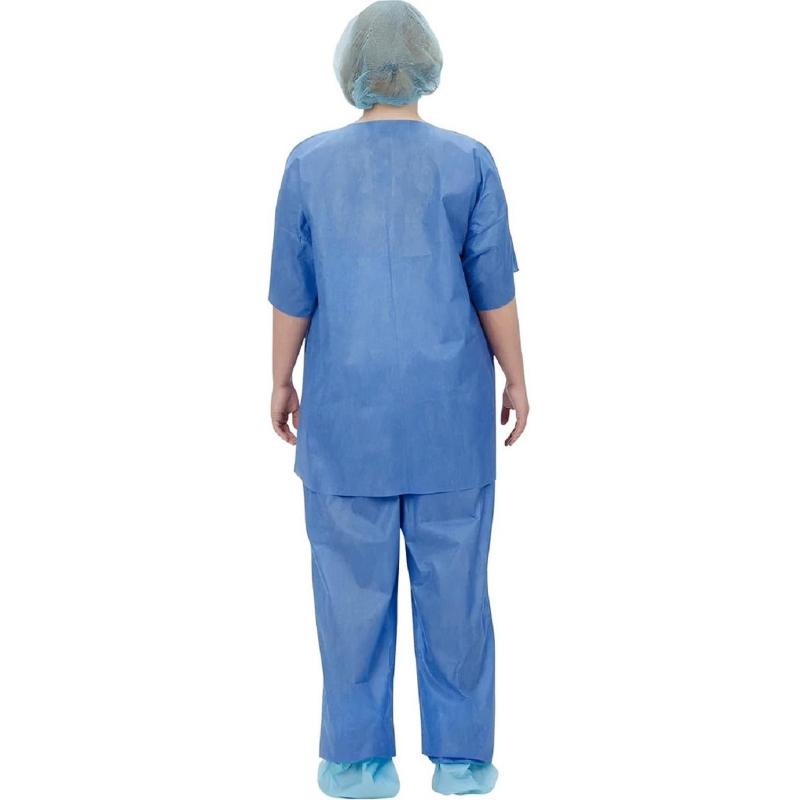 Костюм хирургич.н/с (рубаш.,брюки) мед., с карм, СММС, р.44-46, пл.42