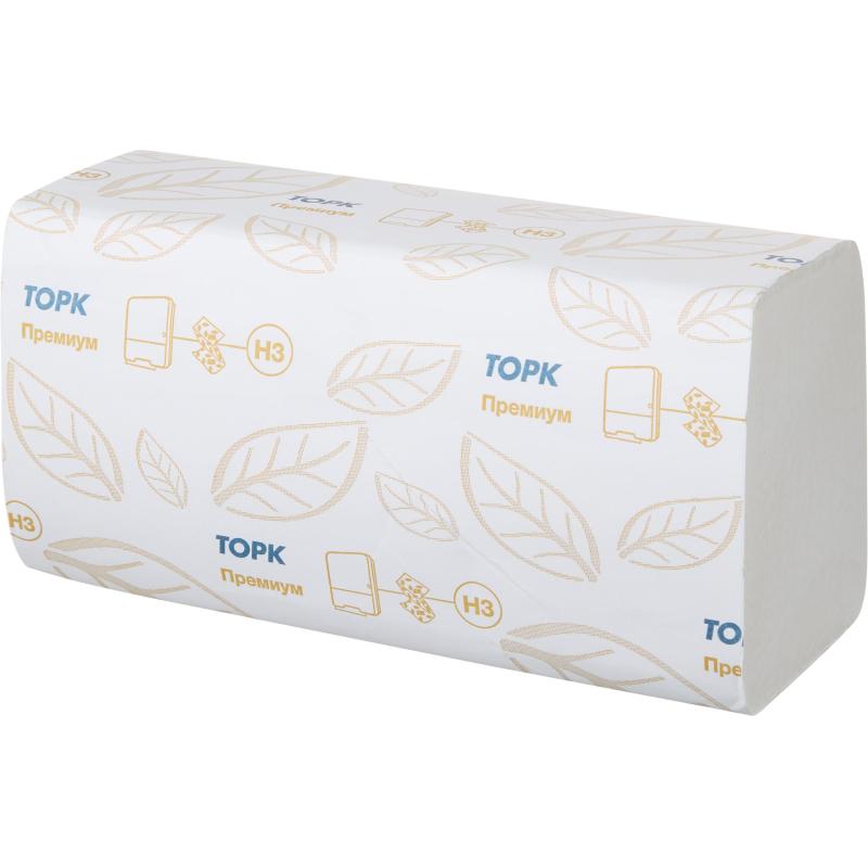 Полотенца бумажные Торк ZZ Прем 2-сл. НЗ 200л 20пач/уп, цел 133100