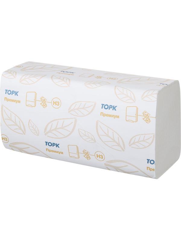 Полотенца бумажные Торк ZZ Прем 2-сл. НЗ 200л 20пач/уп, цел 133100