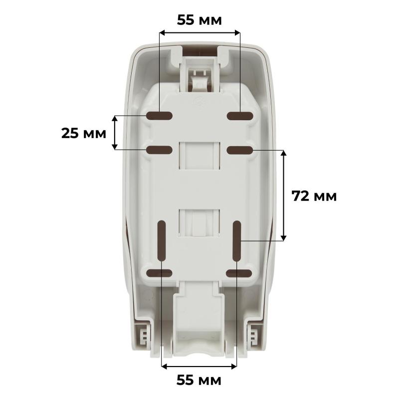 Дозатор для жидкого мыла и мыла-пены Luscan Prof Optima L5 белый