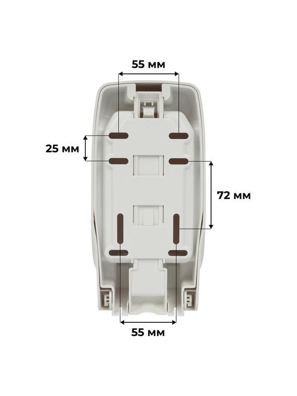 Дозатор для жидкого мыла и мыла-пены Luscan Prof Optima L5 белый