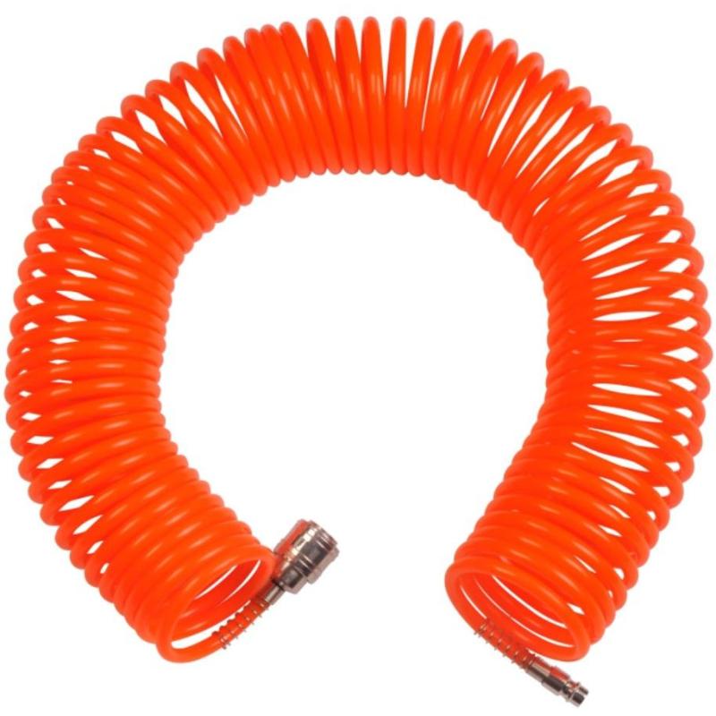 Шланг пневматический спираль Sturm! 15м, ПУ, 8 бар, 5х8мм (1700-02-15)