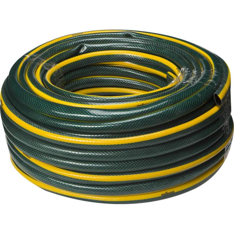 Шланг поливочный GRINDA STANDARD 3/4 50 м 15 атм трехслойный армированный