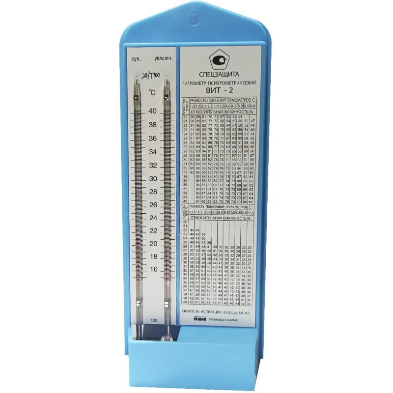 Гигрометр ВИТ-2 психрометрический (с поверкой РФ)