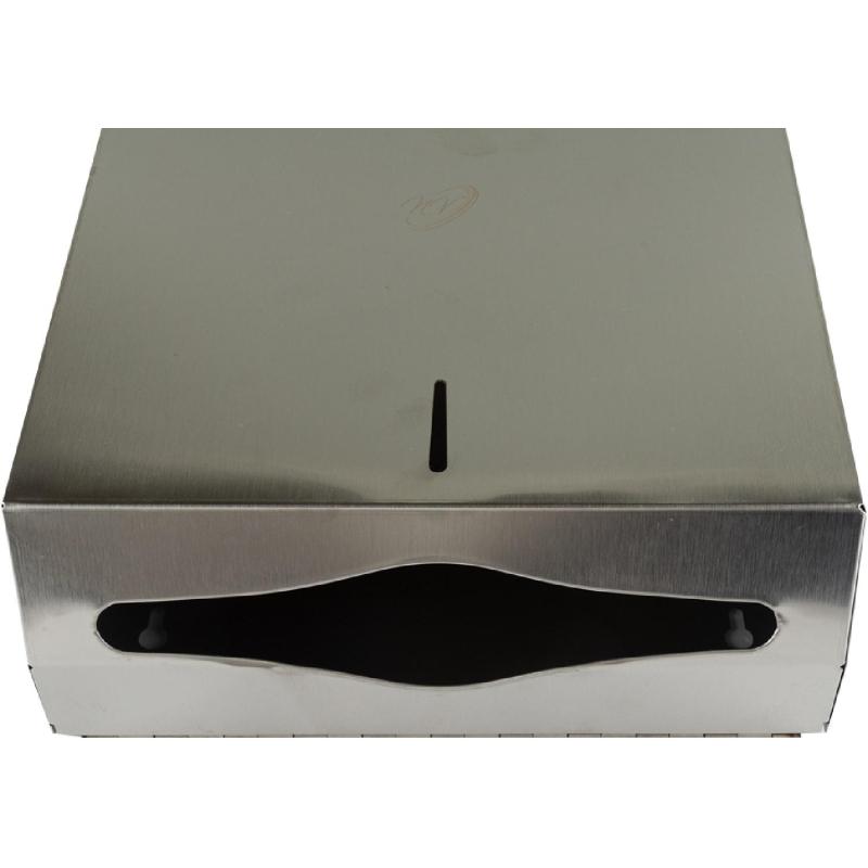 Диспенсер для полотенец лист Z, нерж. сталь, матовый, с ключом NV-2518