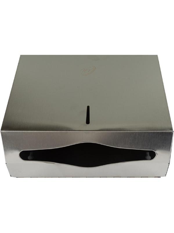 Диспенсер для полотенец лист Z, нерж. сталь, матовый, с ключом NV-2518