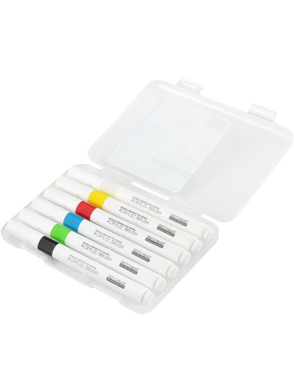 Набор маркеров-кистей акриловых Sketch&Art, 6 цв., 22-0153