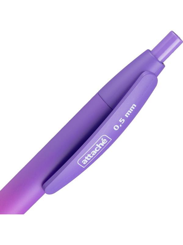 Ручка шариковая автомат. Attache Градиент,softtouch,масл,0,5,син