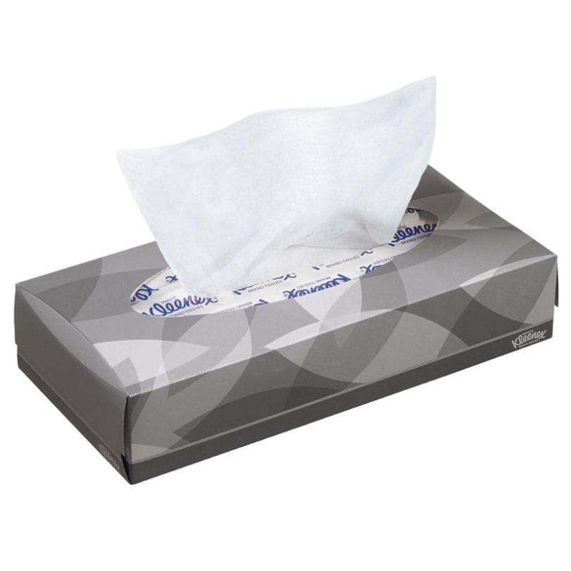 Салфетки косметические д/лица KK Kleenex 2сл б. 100 лист/кор.21 кор/уп.8835