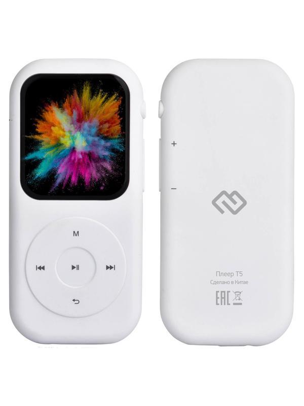 Плеер MP3 Hi-Fi Flash Digma T5 16Gb белый/1.54/FM/microSDHC