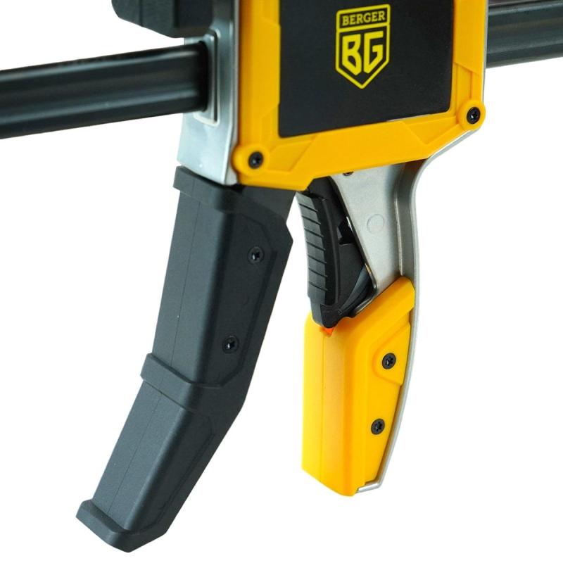 Струбцина быстрозажим.алюминиевая(сжим/разжим)95x300мм,350 кг BERGER BG1924