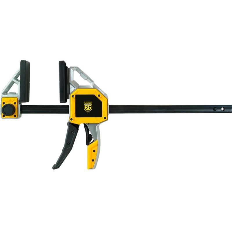 Струбцина быстрозажим.алюминиевая(сжим/разжим)95x300мм,350 кг BERGER BG1924