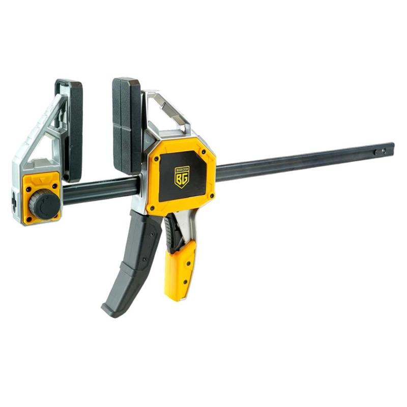 Струбцина быстрозажим.алюминиевая(сжим/разжим)95x300мм,350 кг BERGER BG1924