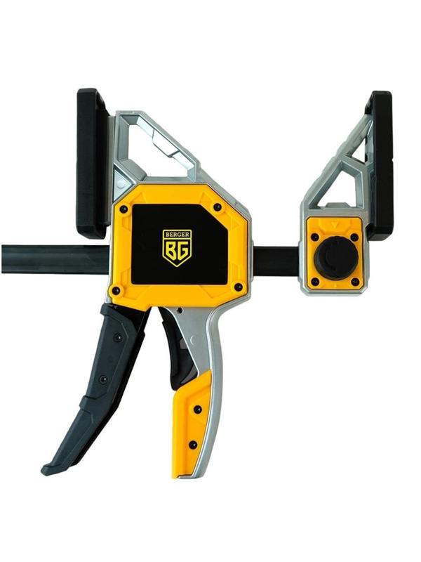 Струбцина быстрозажим.алюминиевая(сжим/разжим)95x300мм,350 кг BERGER BG1924