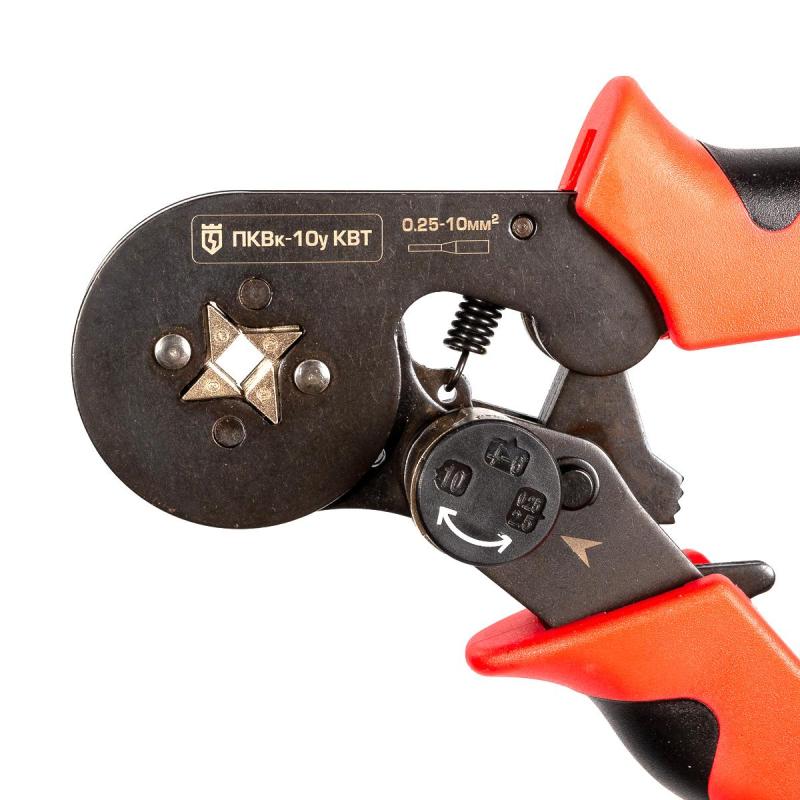 Кримпер КВТ для опрессовки втулочных наконечников 78863