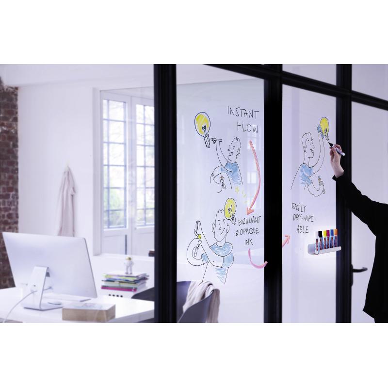 Маркер для стеклянных досок EDDING E-95/010 голубой 1,5-3мм круг.наконечник