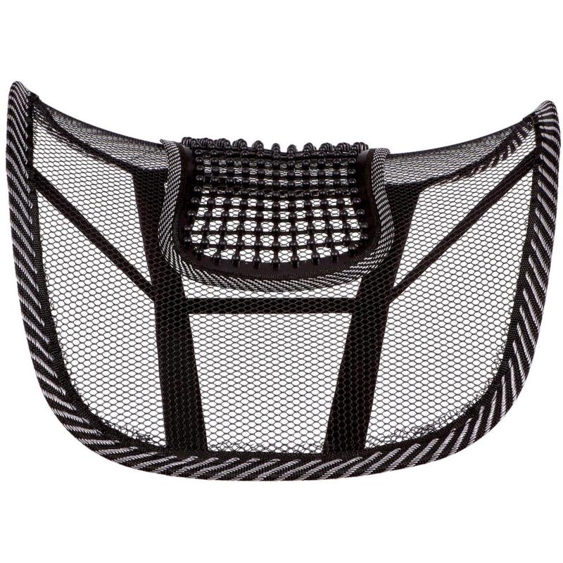 Подушка поддерживающая ТЗ_ОФИС-КОМФОРТ Корректор поясничного отдела, черный