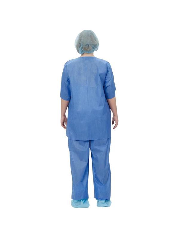 Костюм хирургич.н/с (рубаш.,брюки) мед., с карм, СММС, р.52-54, пл.42