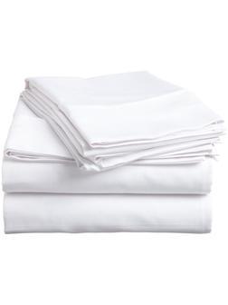 Постельное белье 1,5сп бязь 145г/м2 белое (нав.50х70-1шт.)