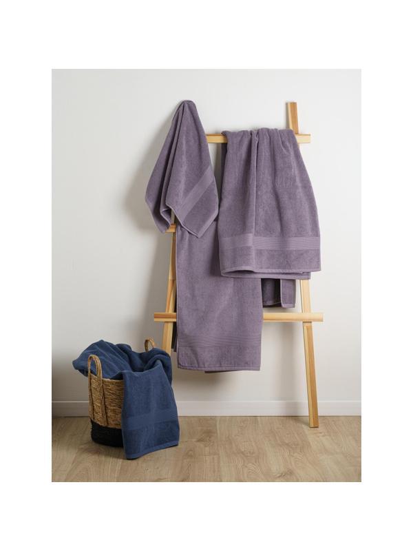 Набор полотенец махровых 2 шт(50x80,70х130)BASIC COLLECTION,лавандово-серый